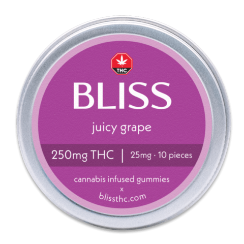BLISS Gummies Grape Tin
